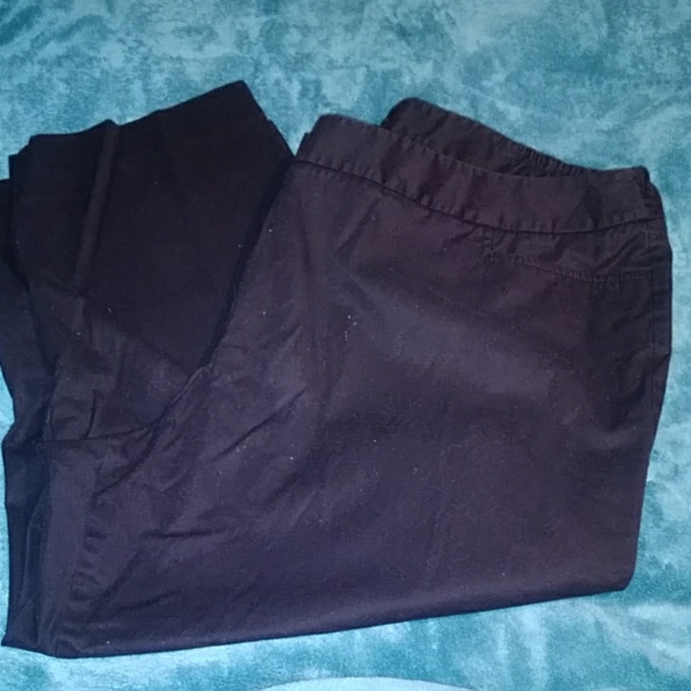 Talbots black capris